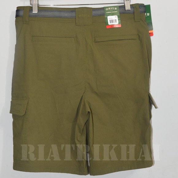 Men's Cargo Shorts Orvis IN gREEN - Picture 5 of 13